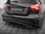 Street PRO Rear Diffuser + Flaps compatible with Mercedes-Benz A AMG Line W176 Facelift