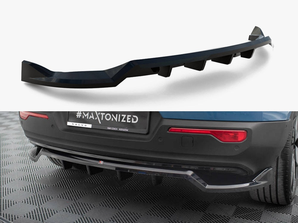 Rear Splitter (Vertical Bars) compatible with Volvo C40 Mk1