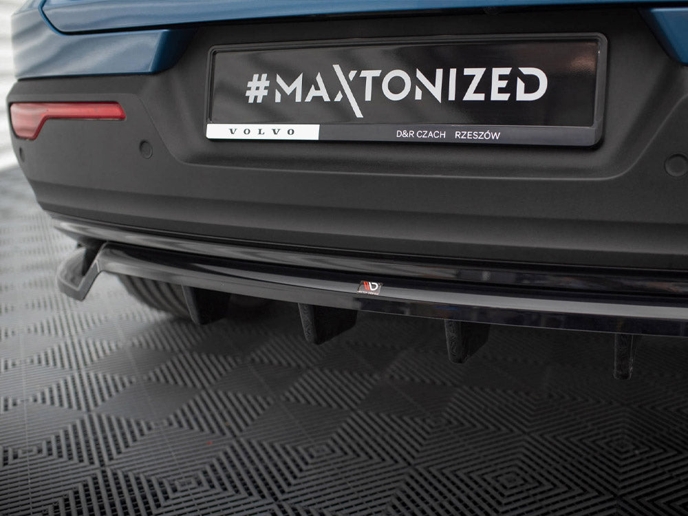 Rear Splitter (Vertical Bars) compatible with Volvo C40 Mk1