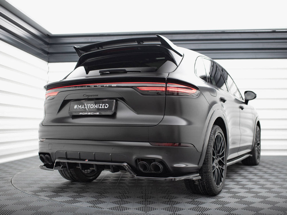 Rear Splitter (Vertical Bars) compatible with Porsche Cayenne Sport Design Mk3