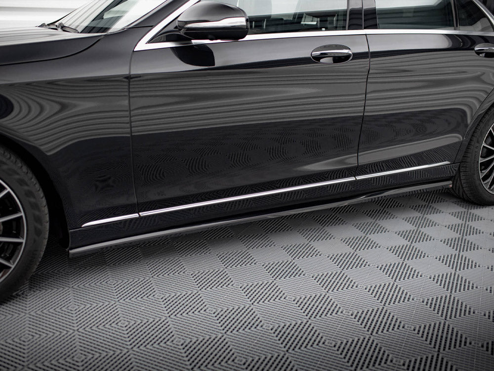 Side Skirt Diffusers compatible with Mercedes-Benz S W222