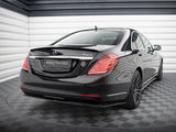 Rear Splitter V.2 compatible with Mercedes-Benz S W222