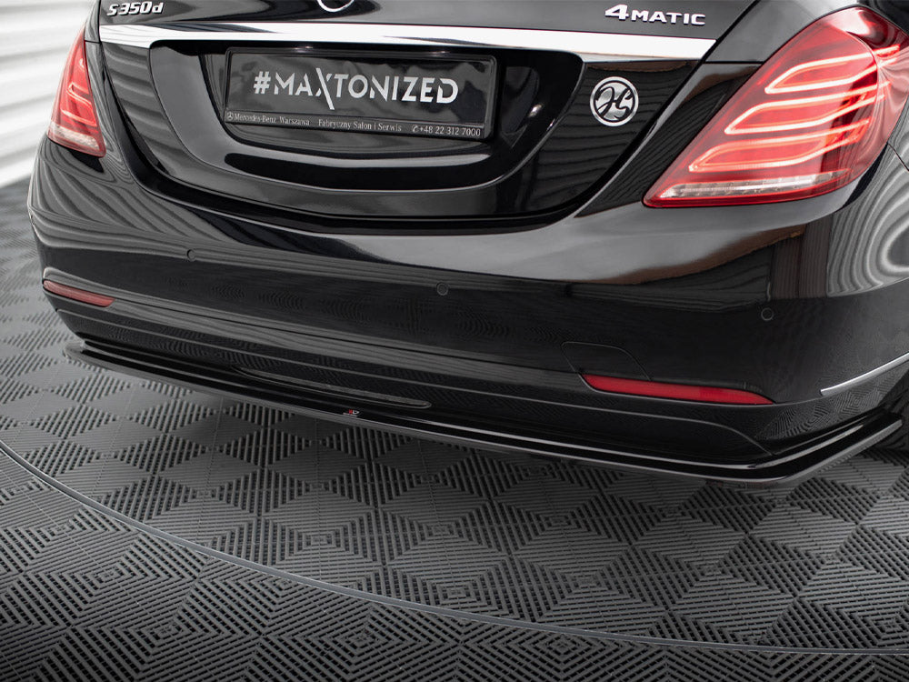 Rear Splitter V.2 compatible with Mercedes-Benz S W222