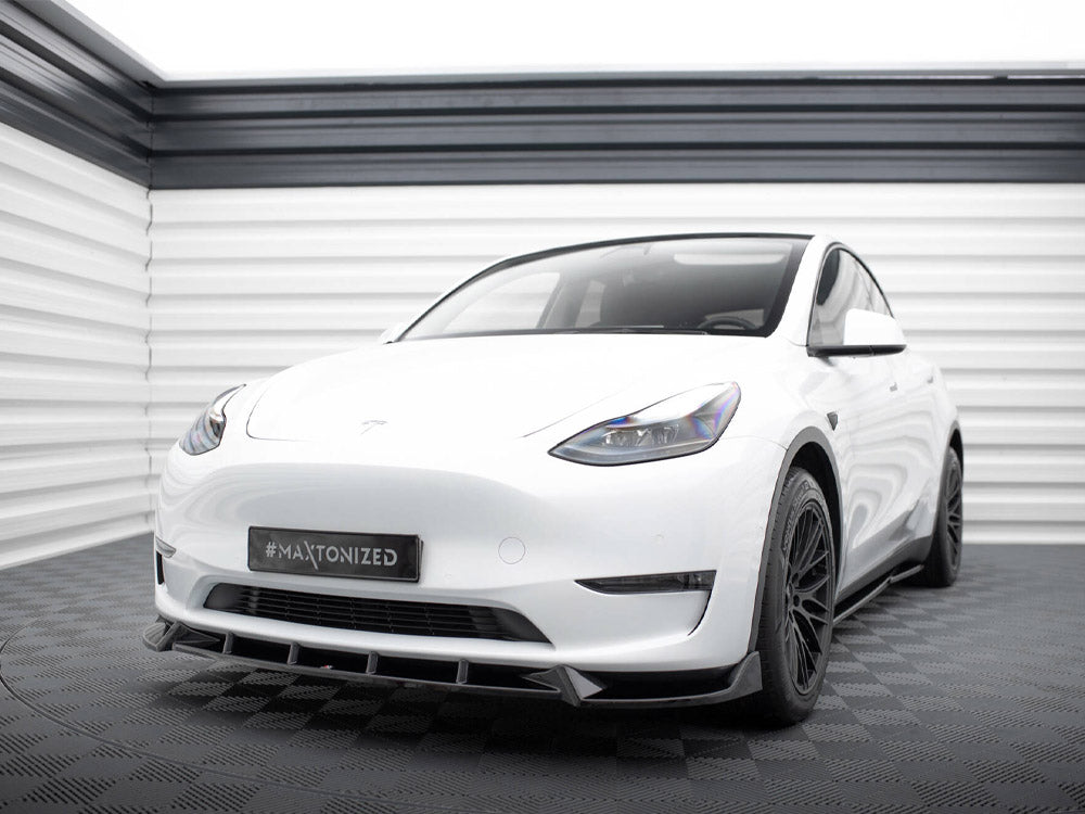 Front Splitter V.1 compatible with Tesla Model Y