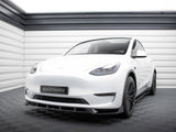 Front Splitter V.1 compatible with Tesla Model Y