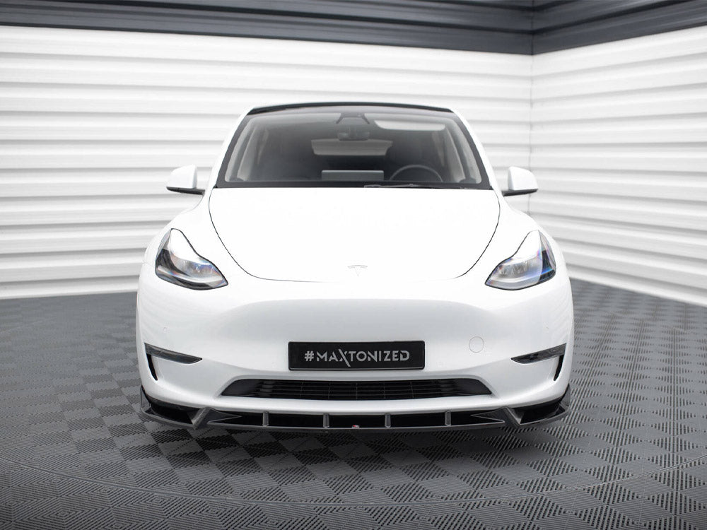 Front Splitter V.1 compatible with Tesla Model Y