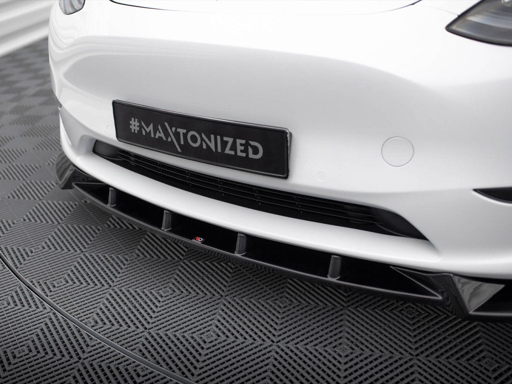 Front Splitter V.1 compatible with Tesla Model Y
