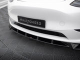 Front Splitter V.1 compatible with Tesla Model Y
