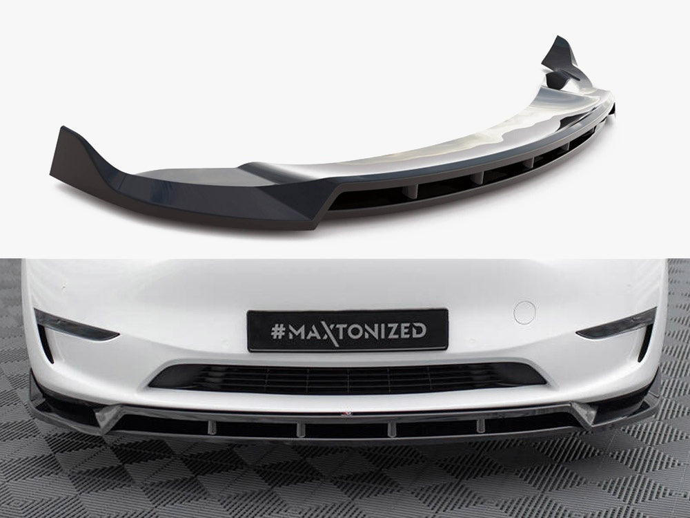 Front Splitter V.2 compatible with Tesla Model Y