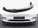 Front Splitter V.2 compatible with Tesla Model Y