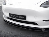 Front Splitter V.2 compatible with Tesla Model Y
