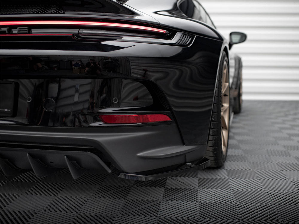 Rear Side Splitters compatible with Porsche 911 992 GT3