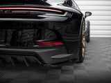 Rear Side Splitters compatible with Porsche 911 992 GT3
