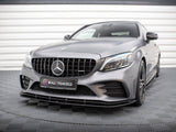 Street PRO Front Splitter compatible with Mercedes-AMG C43 Coupe / Cabrio C205 Facelift / A205 Facelift