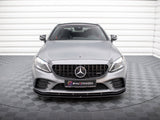 Street PRO Front Splitter compatible with Mercedes-AMG C43 Coupe / Cabrio C205 Facelift / A205 Facelift