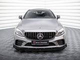 Street PRO Front Splitter + Flaps compatible with Mercedes-AMG C43 Coupe / Cabrio C205 Facelift / A205 Facelift