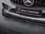 Street PRO Front Splitter + Flaps compatible with Mercedes-AMG C43 Coupe / Cabrio C205 Facelift / A205 Facelift