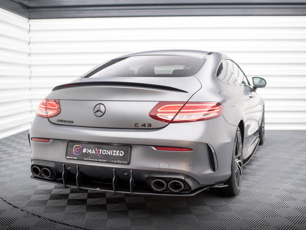 Street PRO Rear Diffuser compatible with Mercedes-AMG C43 Coupe / Cabrio C205 Facelift / A205 Facelift