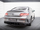 Street PRO Rear Diffuser compatible with Mercedes-AMG C43 Coupe / Cabrio C205 Facelift / A205 Facelift