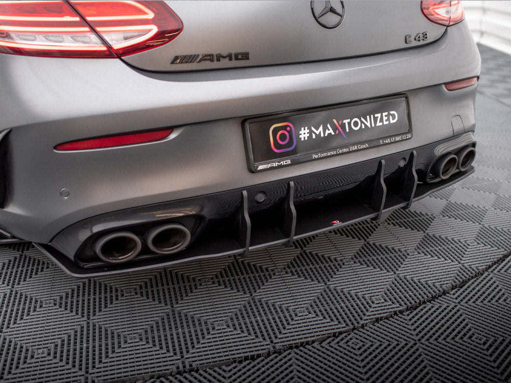 Street PRO Rear Diffuser compatible with Mercedes-AMG C43 Coupe / Cabrio C205 Facelift / A205 Facelift