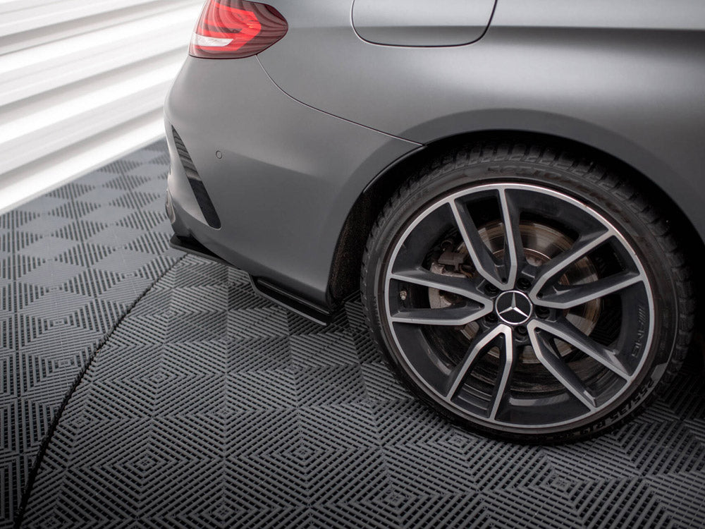 Street Pro Rear Side Splitters compatible with Mercedes-AMG C43 Coupe / Cabrio C205 Facelift / A205 Facelift