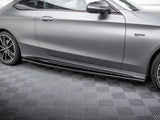 Side Skirt Diffusers compatible with Mercedes-AMG C43 Coupe / Cabrio C205 Facelift / A205 Facelift