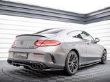 Rear Splitter (Vertical Bars) compatible with Mercedes-AMG C43 Coupe / Cabrio C205 Facelift / A205 Facelift