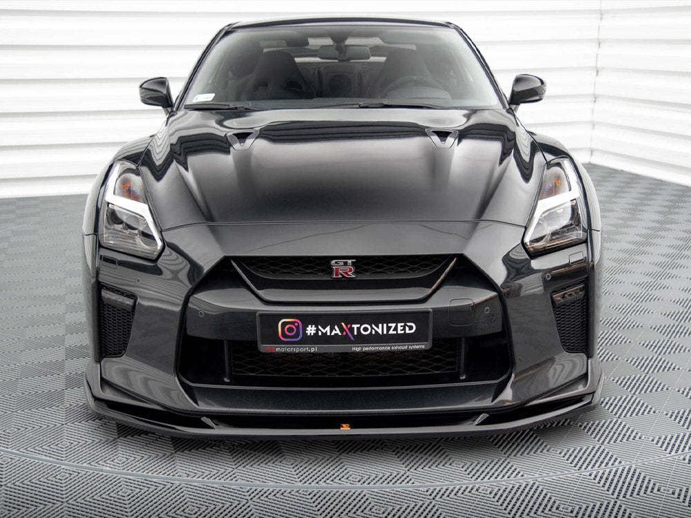 Front Splitter V.1 compatible with Nissan GT-R R35 2nd Facelift