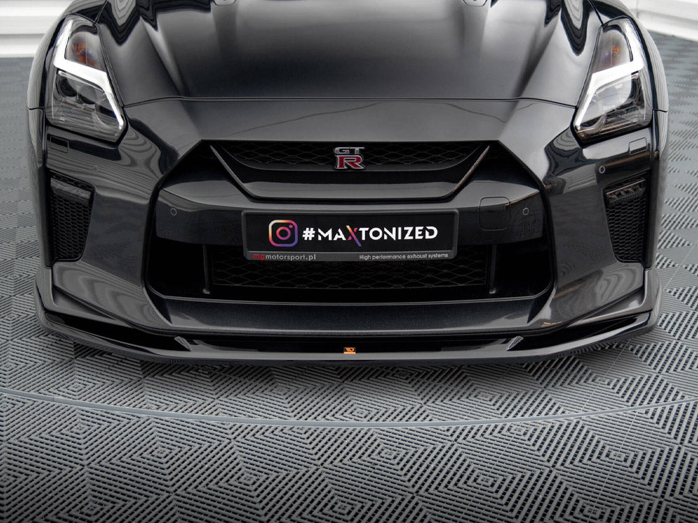 Front Splitter V.1 compatible with Nissan GT-R R35 2nd Facelift