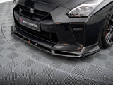 Front Splitter V.2 compatible with Nissan GT-R R35 2nd Facelift