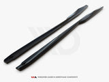 Side Skirts Diffusers compatible with Nissan GT-R R35 2nd Facelift