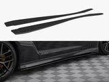 Street PRO Side Skirts Diffusers compatible with Nissan GT-R R35 2nd Facelift