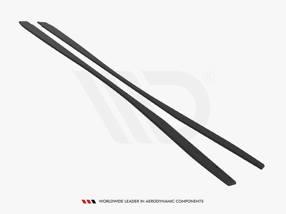 Street PRO Side Skirts Diffusers compatible with Nissan GT-R R35 2nd Facelift