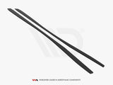 Street PRO Side Skirts Diffusers compatible with Nissan GT-R R35 2nd Facelift