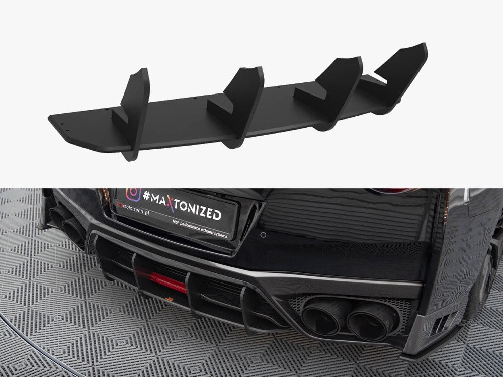 Street PRO Rear Diffuser compatible with Nissan GT-R R35 2nd Facelift