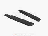 Street Pro Rear Side Splitters compatible with Nissan GT-R R35 2nd Facelift
