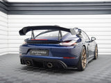 Rear Side Splitters compatible with Porsche 718 Cayman GT4 RS 982c