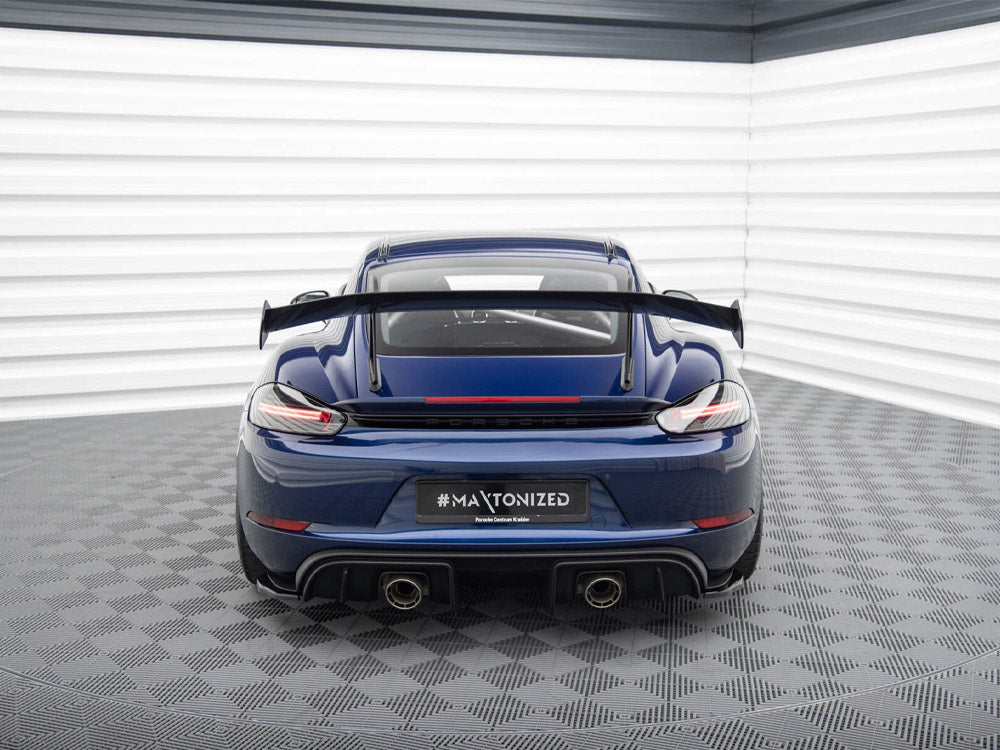 Rear Side Splitters compatible with Porsche 718 Cayman GT4 RS 982c