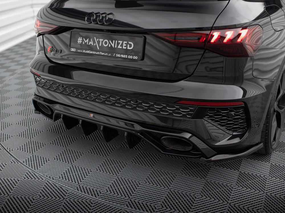Rear Side Splitters V.2 compatible with Audi RS 3 Sportback 8Y