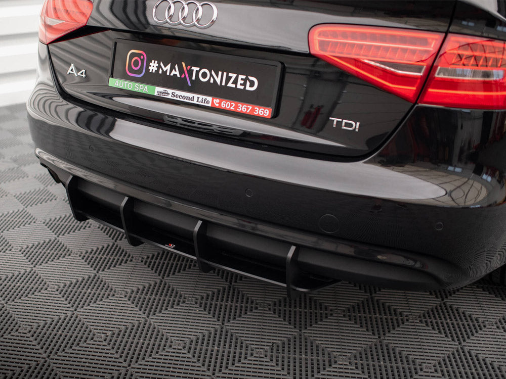 Street PRO Rear Diffuser compatible with Audi A4 B8 Facelift