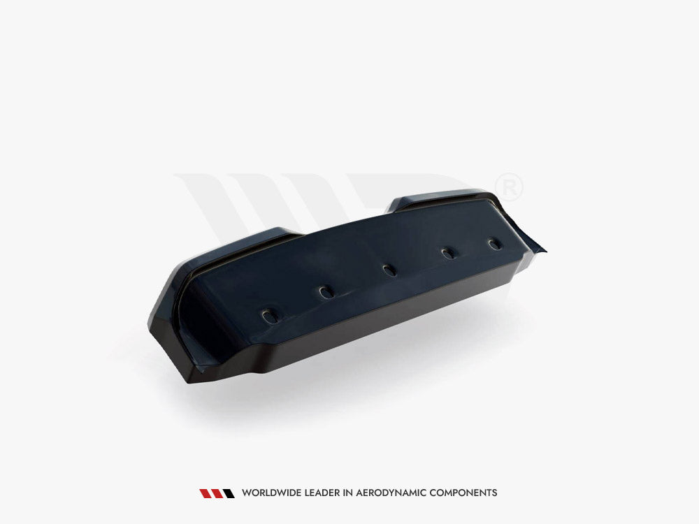 Central Rear Splitter (Vertical Bars) compatible with Nissan GT-R R35 Facelift