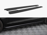 Street PRO Side Skirts Diffusers compatible with Audi A5 / A5 S Line / S5 Coupe / Cabrio 8T / 8T Facelift