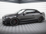 Street PRO Side Skirts Diffusers compatible with Audi A5 / A5 S Line / S5 Coupe / Cabrio 8T / 8T Facelift