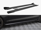 Street PRO Side Skirts Diffusers + Flaps compatible with Audi A5 / A5 S Line / S5 Coupe / Cabrio 8T / 8T Facelift