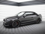 Street PRO Side Skirts Diffusers + Flaps compatible with Audi A5 / A5 S Line / S5 Coupe / Cabrio 8T / 8T Facelift