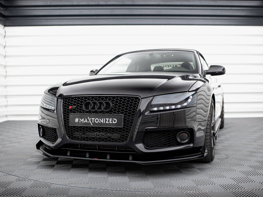 Street PRO Front Splitter + Flaps compatible with Audi S5 / A5 S Line 8T