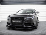 Street PRO Front Splitter + Flaps compatible with Audi S5 / A5 S Line 8T