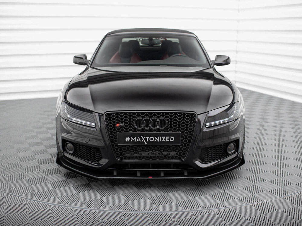Street PRO Front Splitter + Flaps compatible with Audi S5 / A5 S Line 8T