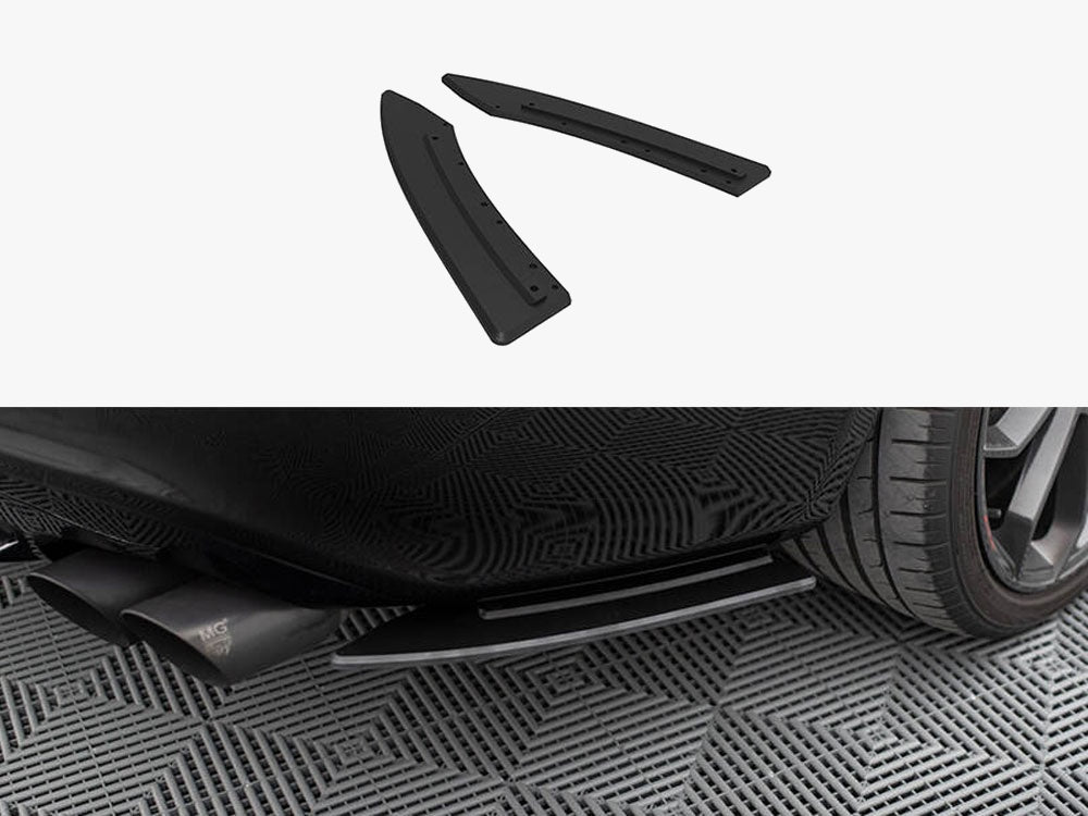 Street Pro Rear Side Splitters compatible with Audi S5 / A5 S Line Coupe / Cabrio 8T