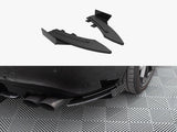 Street Pro Rear Side Splitters + Flaps compatible with Audi S5 / A5 S Line Coupe / Cabrio 8T